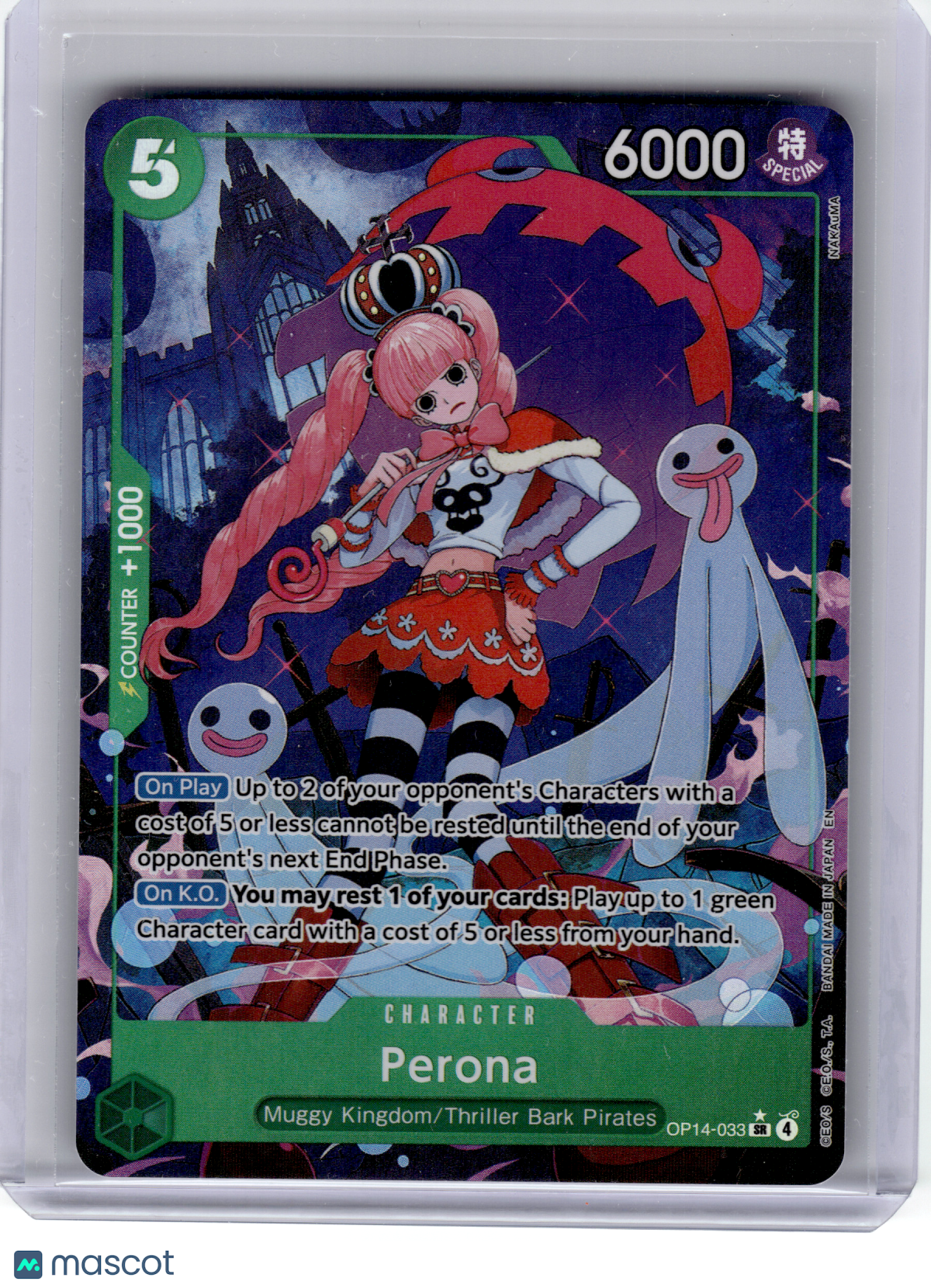 2026 One Piece CCG—Perona #OP14-033 The Azure Sea's Seven—SR Foil (Alt Art)