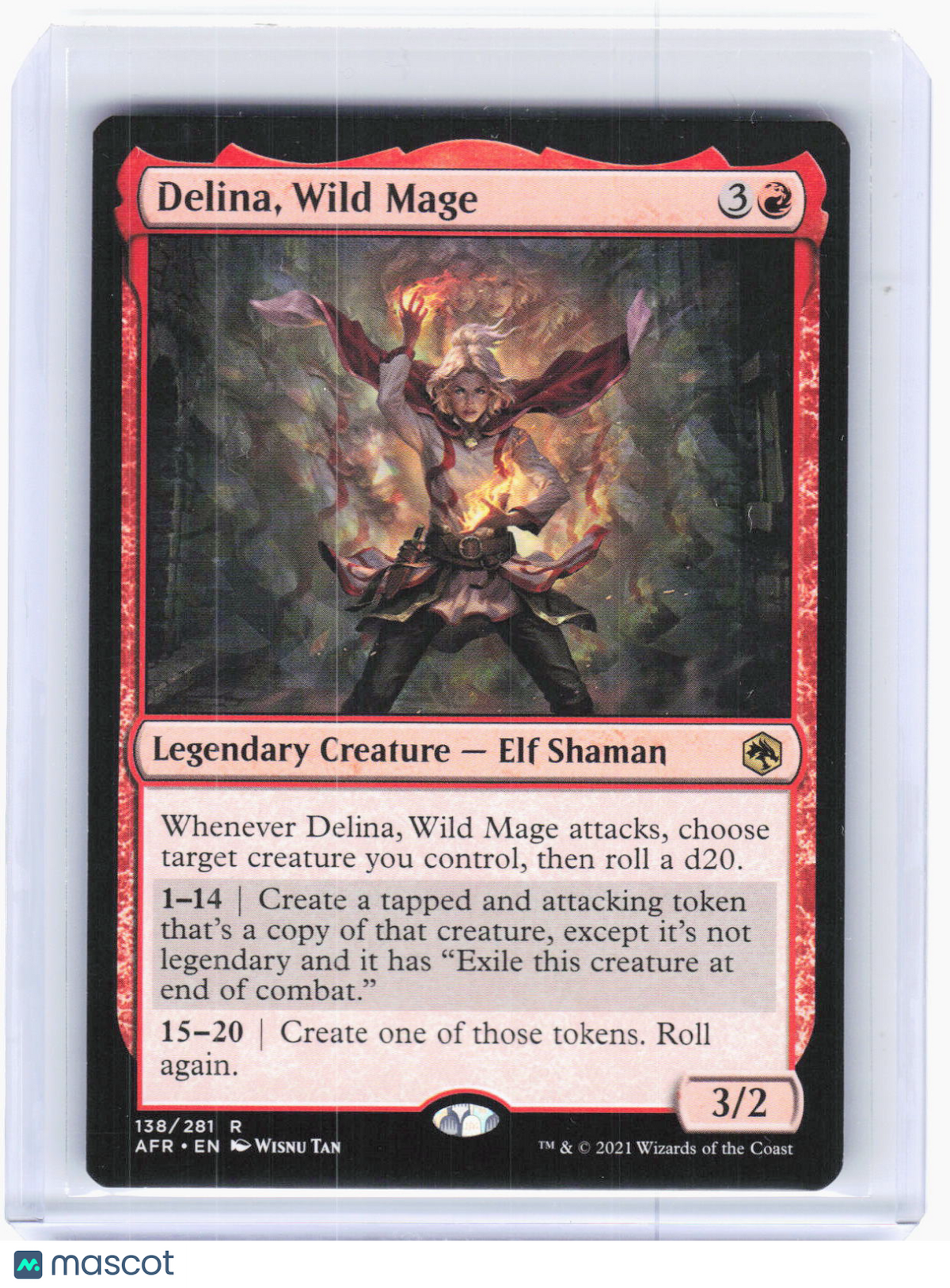 Magic: The Gathering Delina, Wild Mage Adventures in the Forgotten Realms - Rare