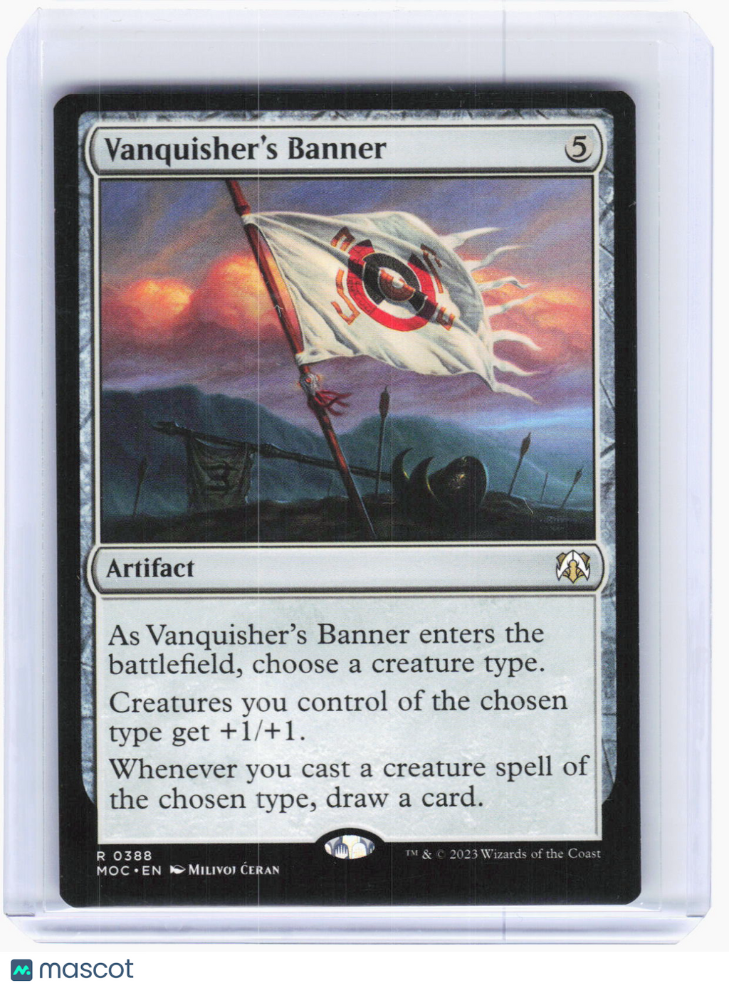 2023 Magic: The Gathering—Vanquisher's Banner #388 March of the Machine—Rare