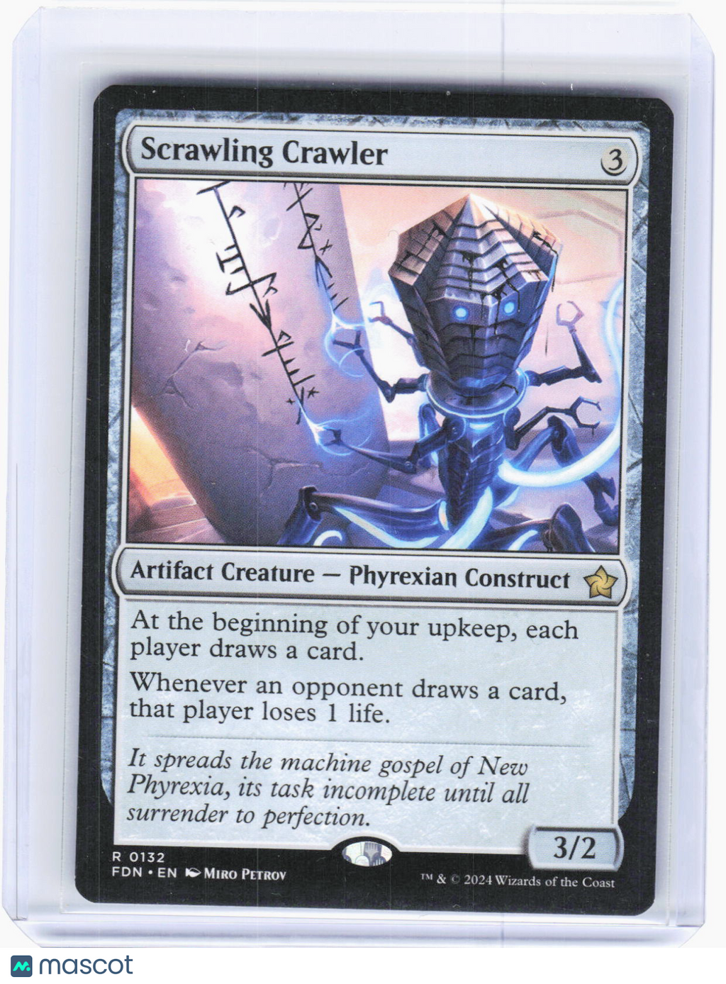 2024 Magic: The Gathering—Scrawling Crawler #132 Foundations—Rare