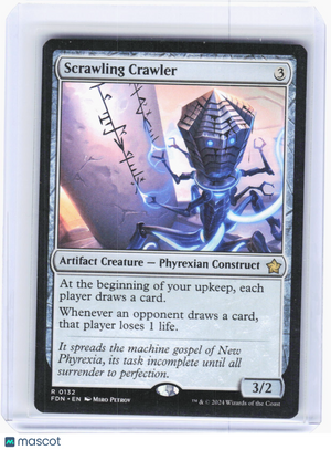 2024 Magic: The Gathering—Scrawling Crawler #132 Foundations—Rare
