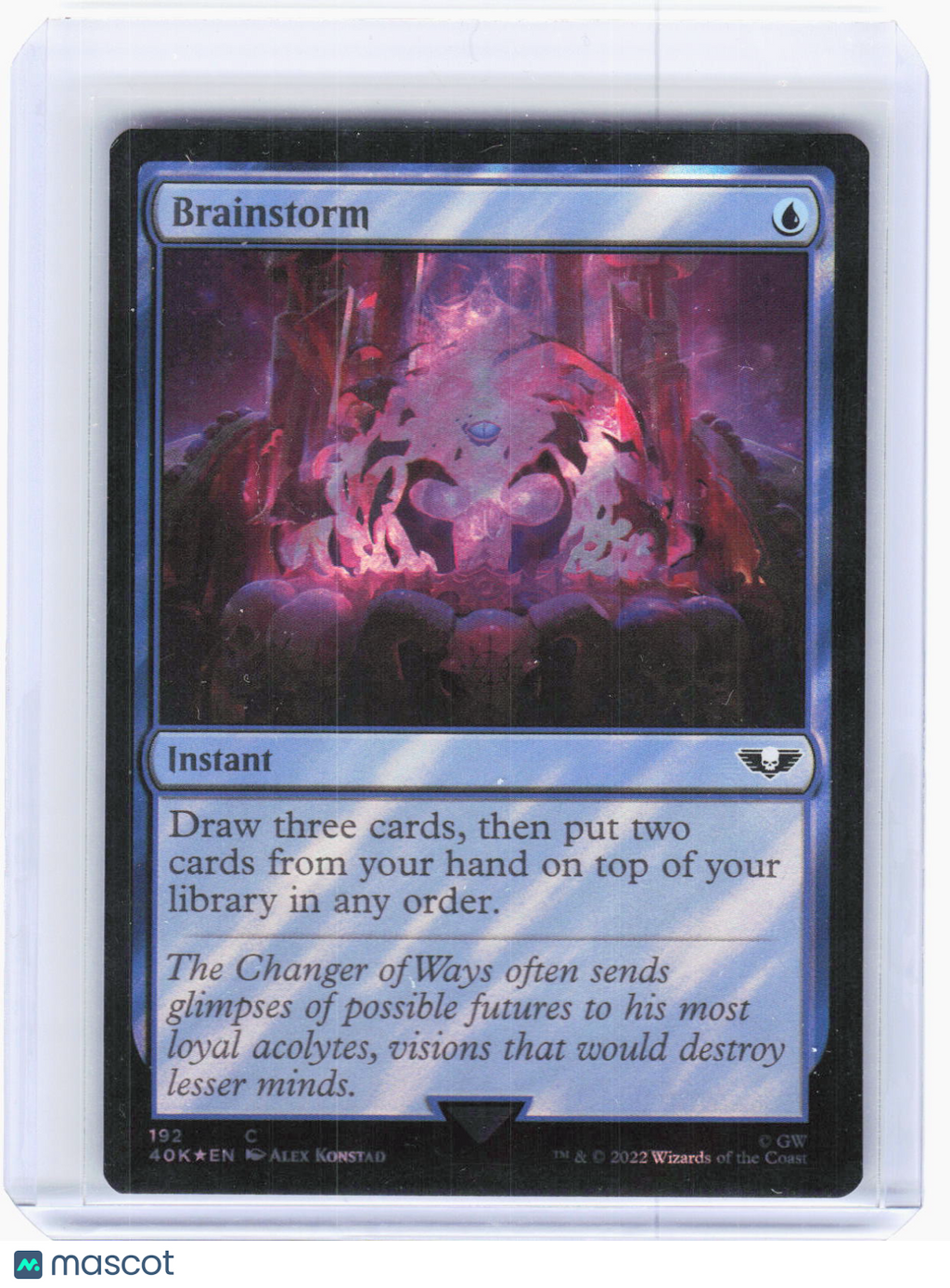 2022 Magic: The Gathering—Brainstorm Warhammer 40k Commander—Common Surge Foil