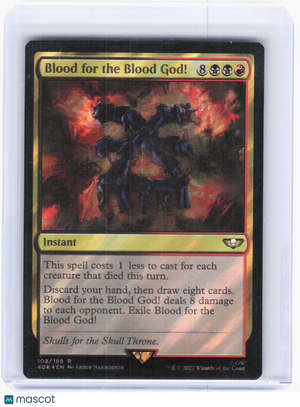 2022 Magic: The Gathering—Blood for the Blood God! Warhammer 40k—Rare Surge Foil