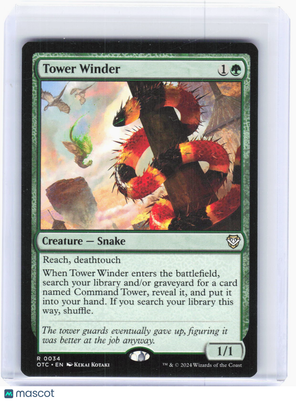 2024 Magic: The Gathering—Tower Winder #034 Outlaws of Thunder Junction—Rare