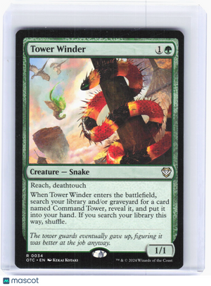 2024 Magic: The Gathering—Tower Winder #034 Outlaws of Thunder Junction—Rare