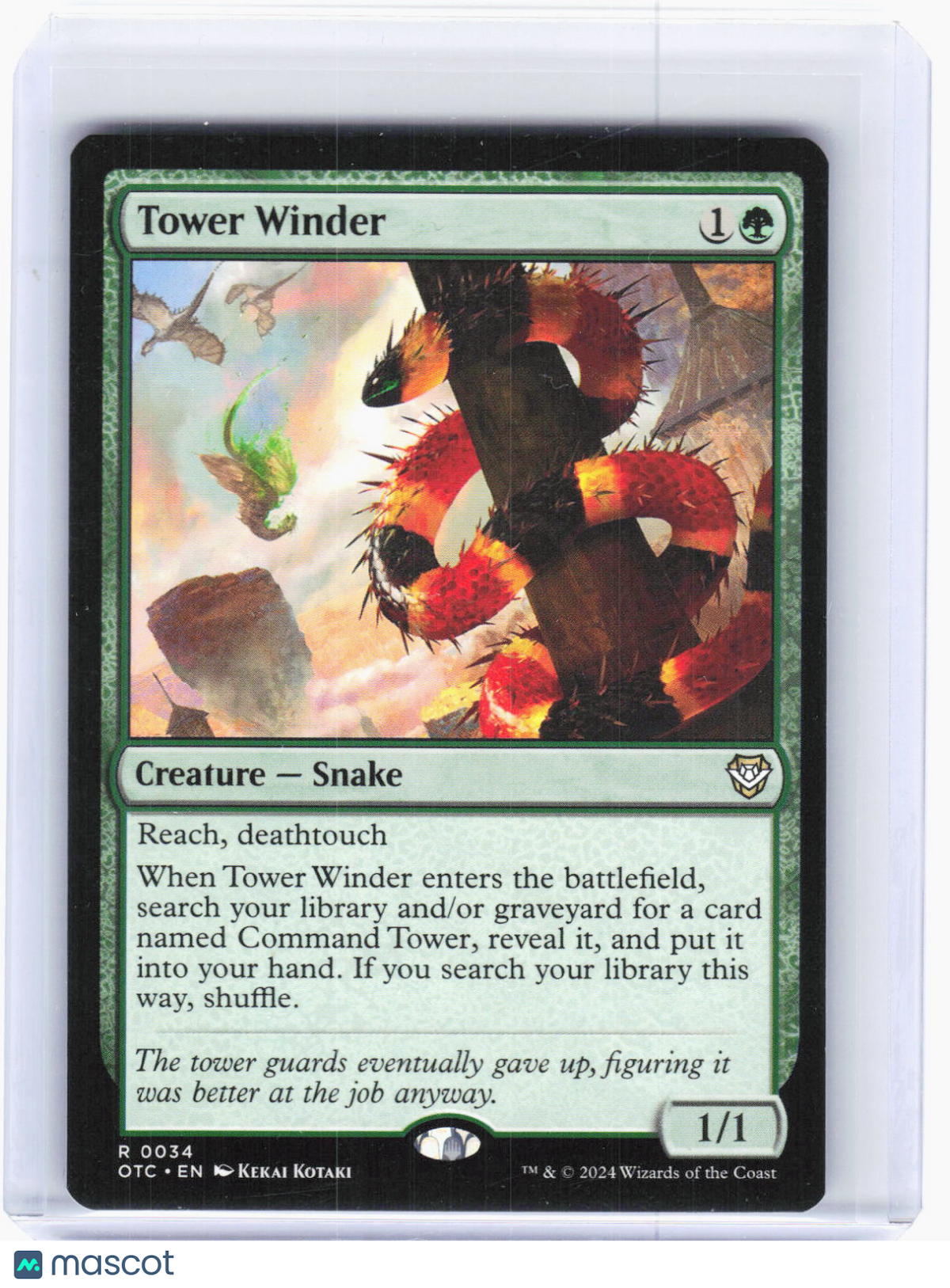 2024 Magic: The Gathering—Tower Winder #034 Outlaws of Thunder Junction—Rare