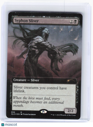 Magic: The Gathering—Syphon Sliver (Extended Art) Secret Lair Drop—Rare Foil