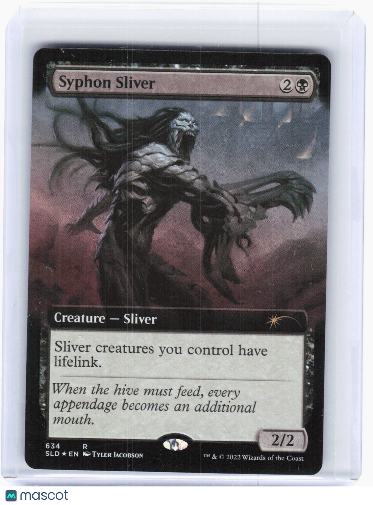 Magic: The Gathering—Syphon Sliver (Extended Art) Secret Lair Drop—Rare Foil
