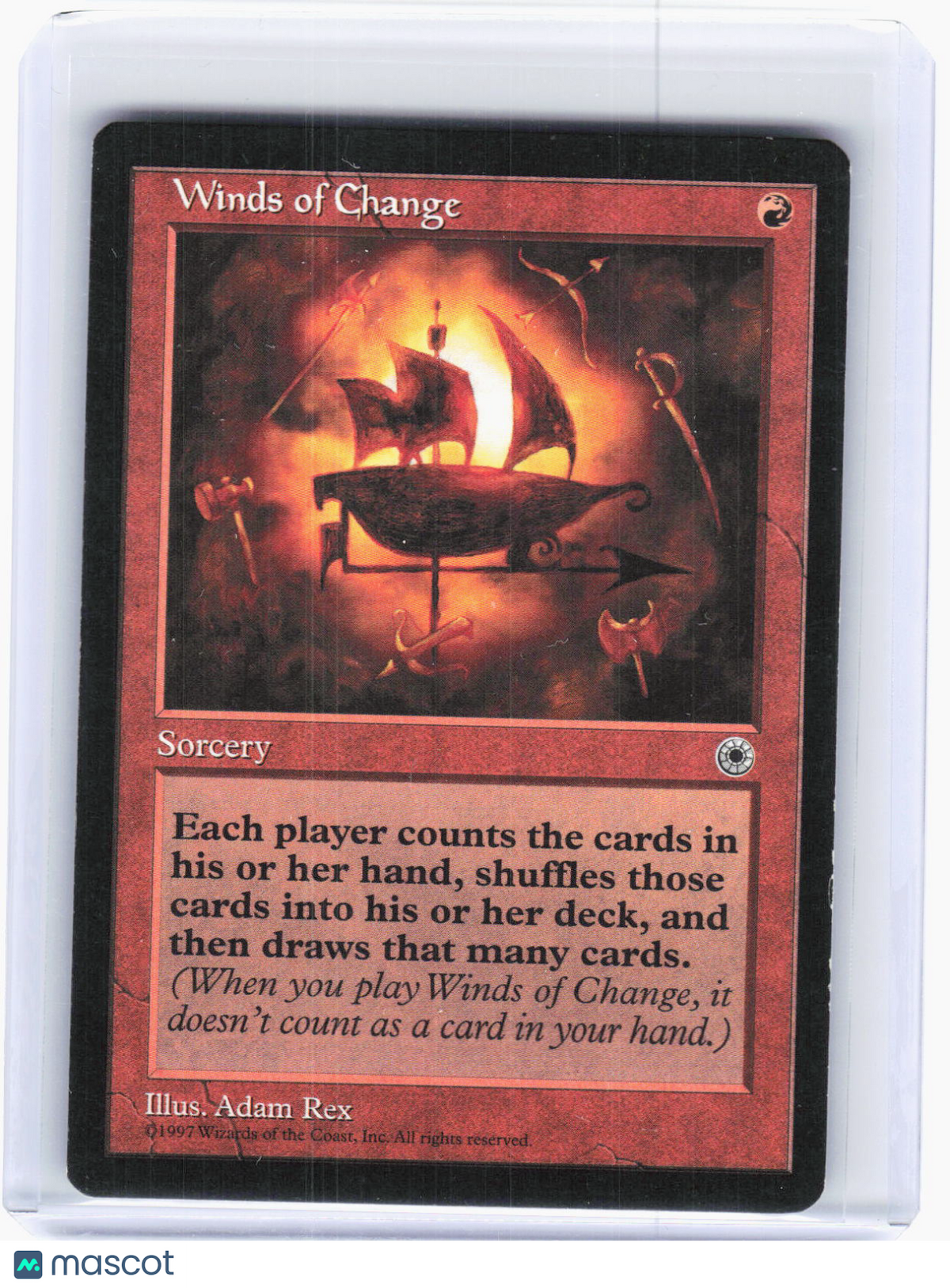 1997 Magic: The Gathering—Winds of Change Portal—Rare [Lightly Played]