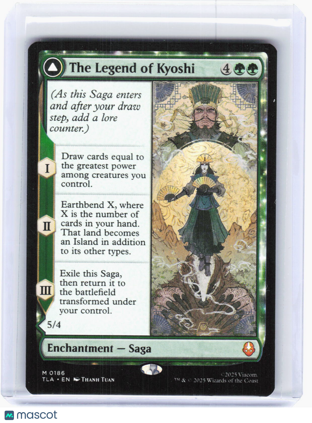 2025 Magic: The Gathering—Avatar Kyoshi #186 Avatar: The Last Airbender—Mythic