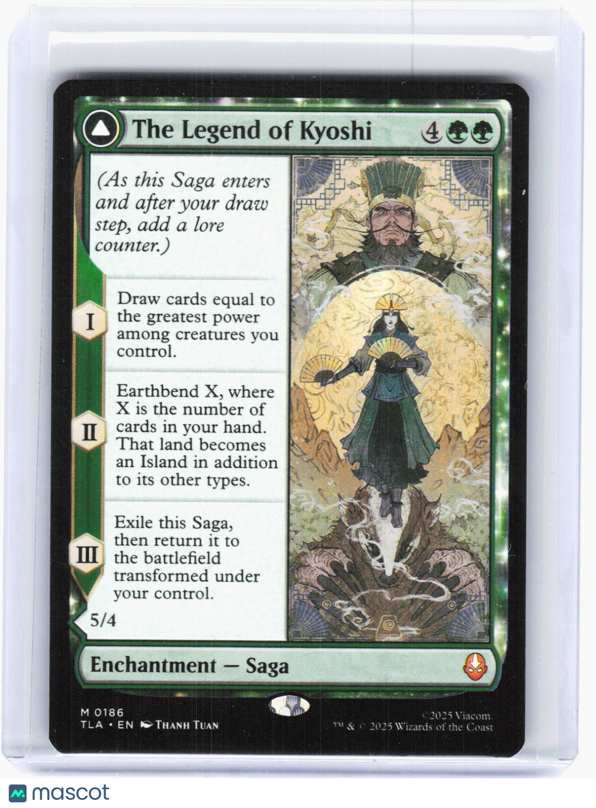 2025 Magic: The Gathering—Avatar Kyoshi #186 Avatar: The Last Airbender—Mythic