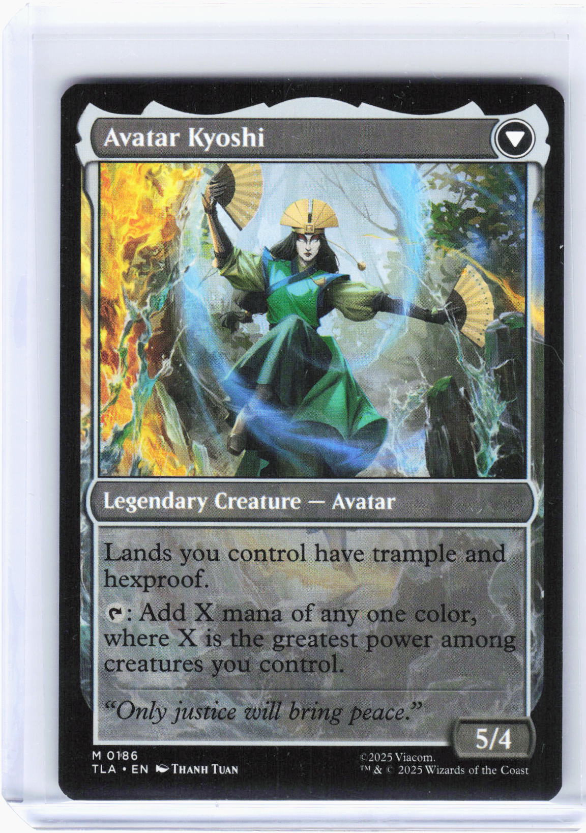 2025 Magic: The Gathering—Avatar Kyoshi #186 Avatar: The Last Airbender—Mythic