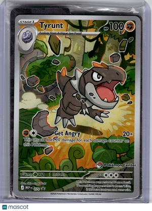 2026 Pokemon—Tyrunt #070 Mega Evolution—Black Star Promo (PC Stamped) (Sealed)