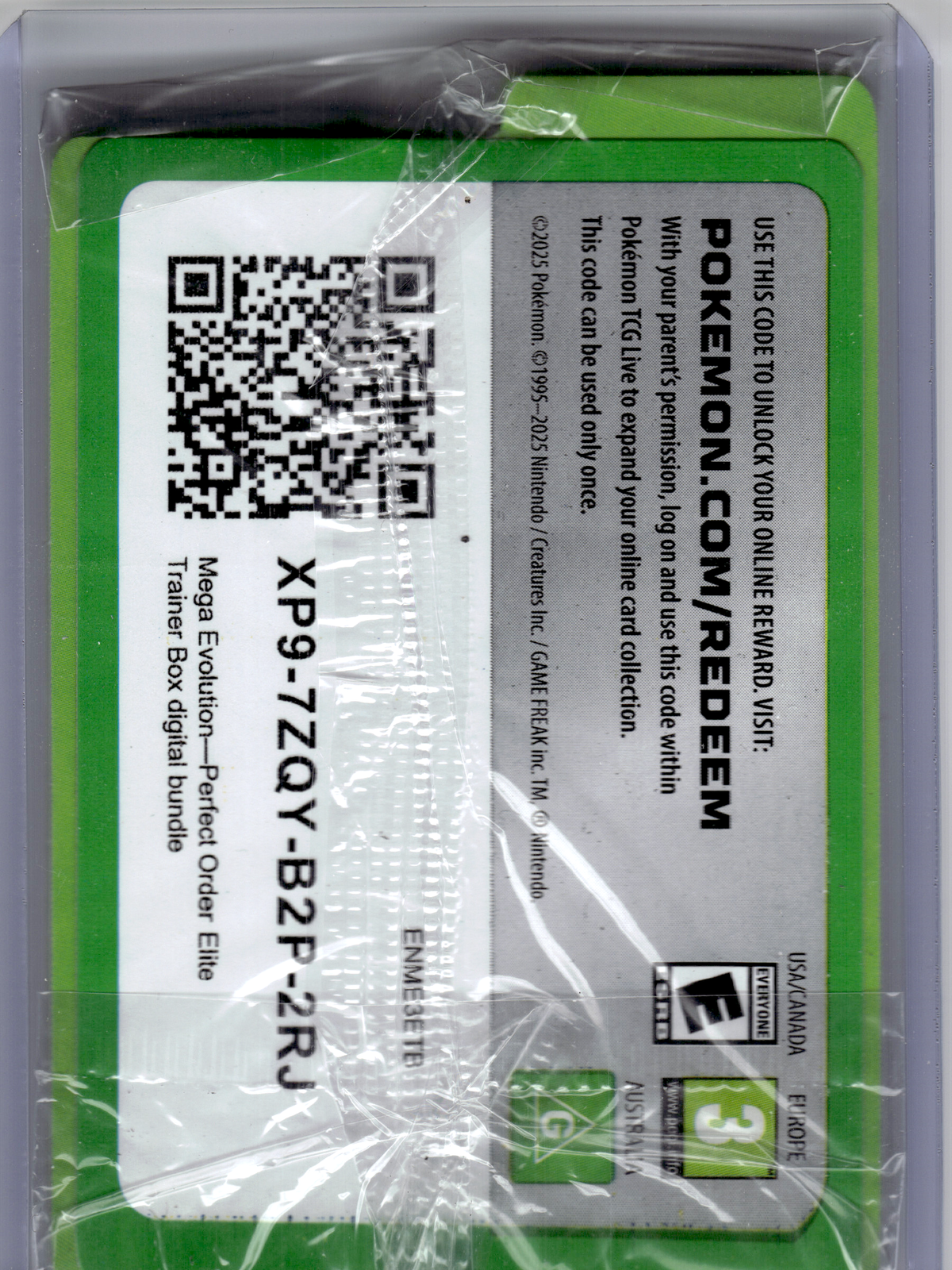 2025 Pokemon—Tyrunt #070 Mega Evolution Promo—Black Star Promo Holo (Sealed)