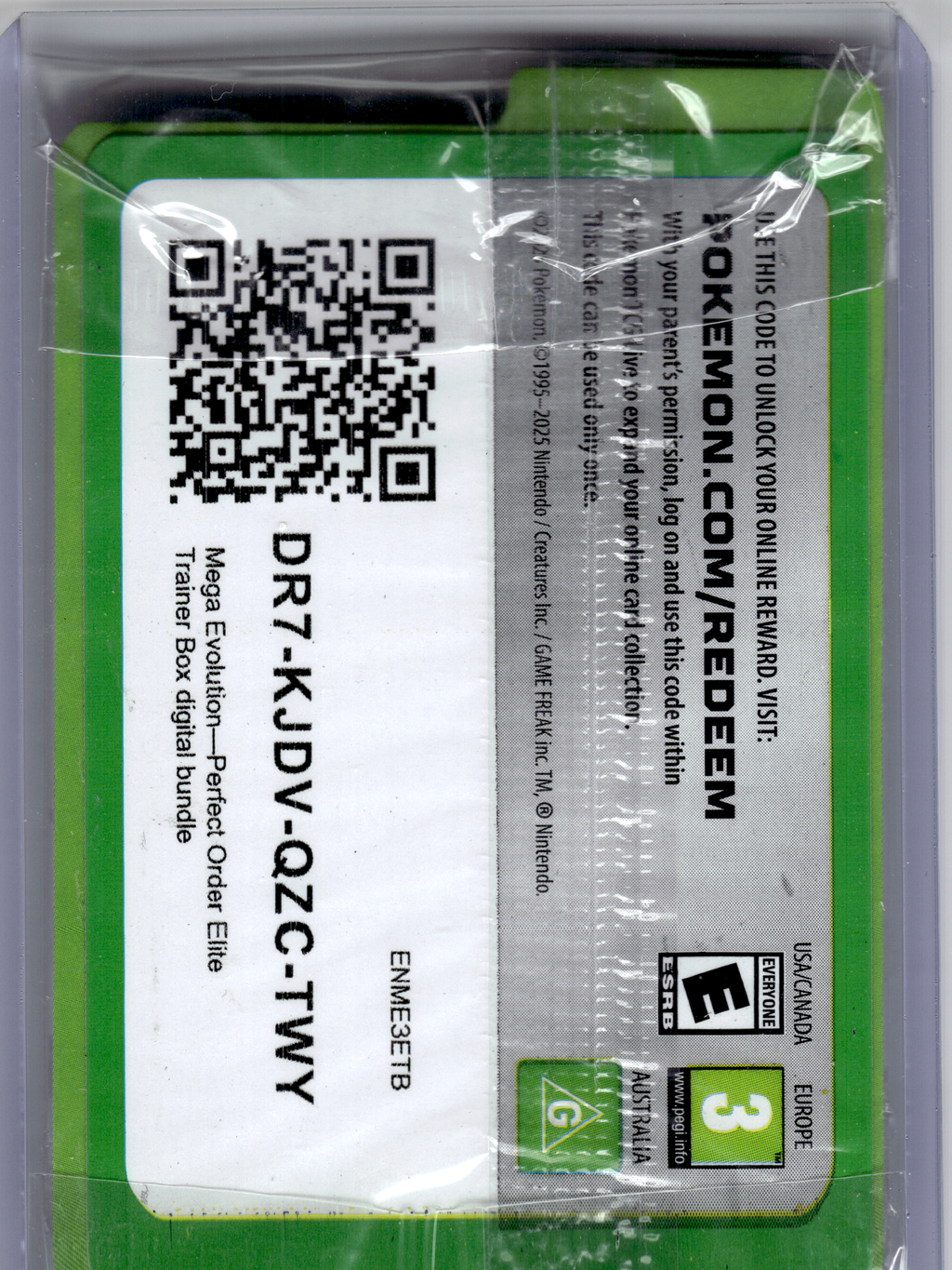 2026 Pokemon—Tyrunt #070 Mega Evolution Promo—Black Star Promo Holo (Sealed)