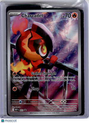 2025 Pokemon—Charcadet #022 Mega Evolution Promo—Black Star Promo Holo (Sealed)