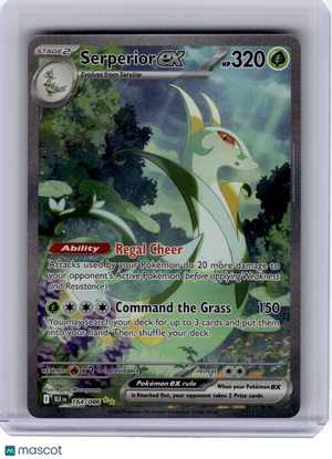 2025 Pokemon—Serperior ex #164 Black Bolt—Special Illustration Rare Holo