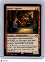 2019 Magic: The Gathering—Goblin Engineer #128 Modern Horizons—Rare Nonfoil