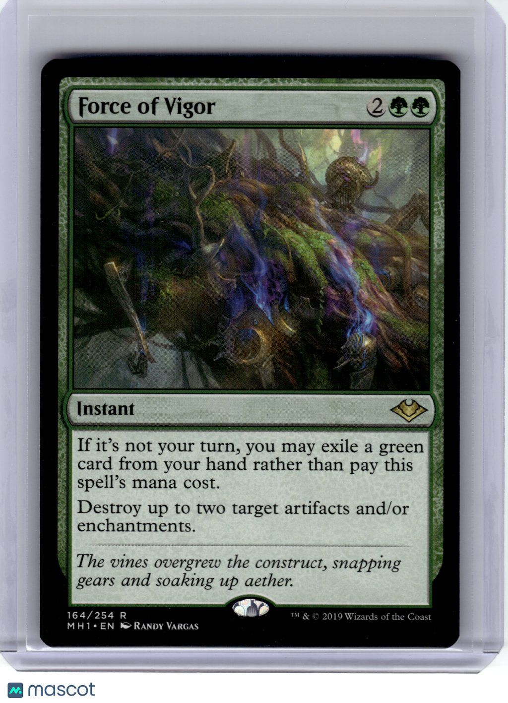 2019 Magic: The Gathering—Force of Vigor #164 Modern Horizons—Rare Nonfoil
