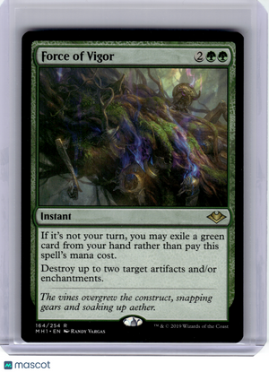 2019 Magic: The Gathering—Force of Vigor #164 Modern Horizons—Rare Nonfoil