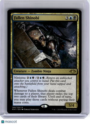 2019 Magic: The Gathering—Fallen Shinobi #199 Modern Horizons—Rare Nonfoil