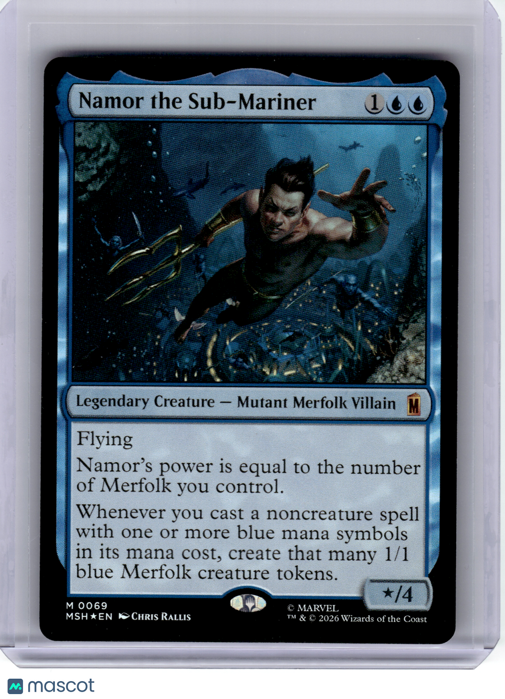 2026 Magic: The Gathering—Namor the Sub-Mariner #69 Marvel Super Heroes—M Foil