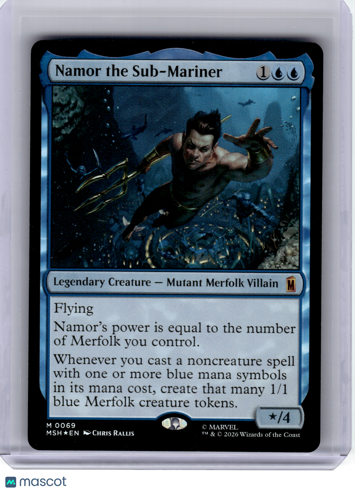 2026 Magic: The Gathering—Namor the Sub-Mariner #69 Marvel Super Heroes—M Foil