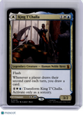 2026 MTG—King T'Challa // Black Panther, Hope Enduring #219 MSH—Mythic Nonfoil