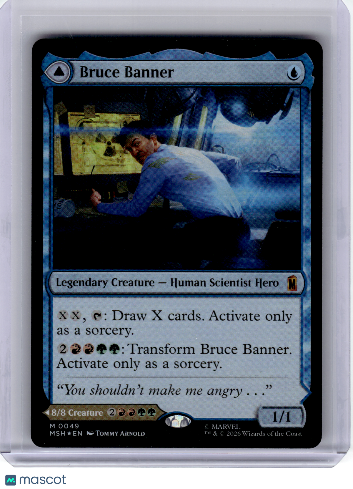 2026 MTG—Bruce Banner // The Incredible Hulk #49 Marvel Super Heroes—Mythic Foil