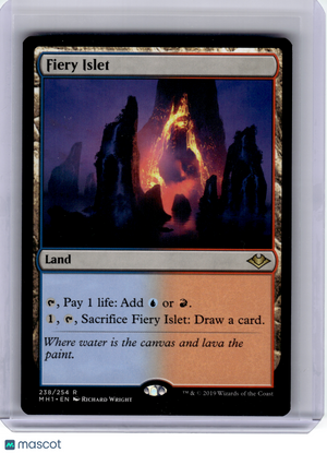 2019 Magic: The Gathering—Fiery Islet #238 Modern Horizons—Rare Nonfoil