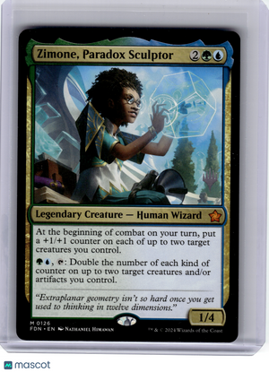2024 Magic: The Gathering—Zimone, Paradox Sculptor #126 Foundations—M Nonfoil