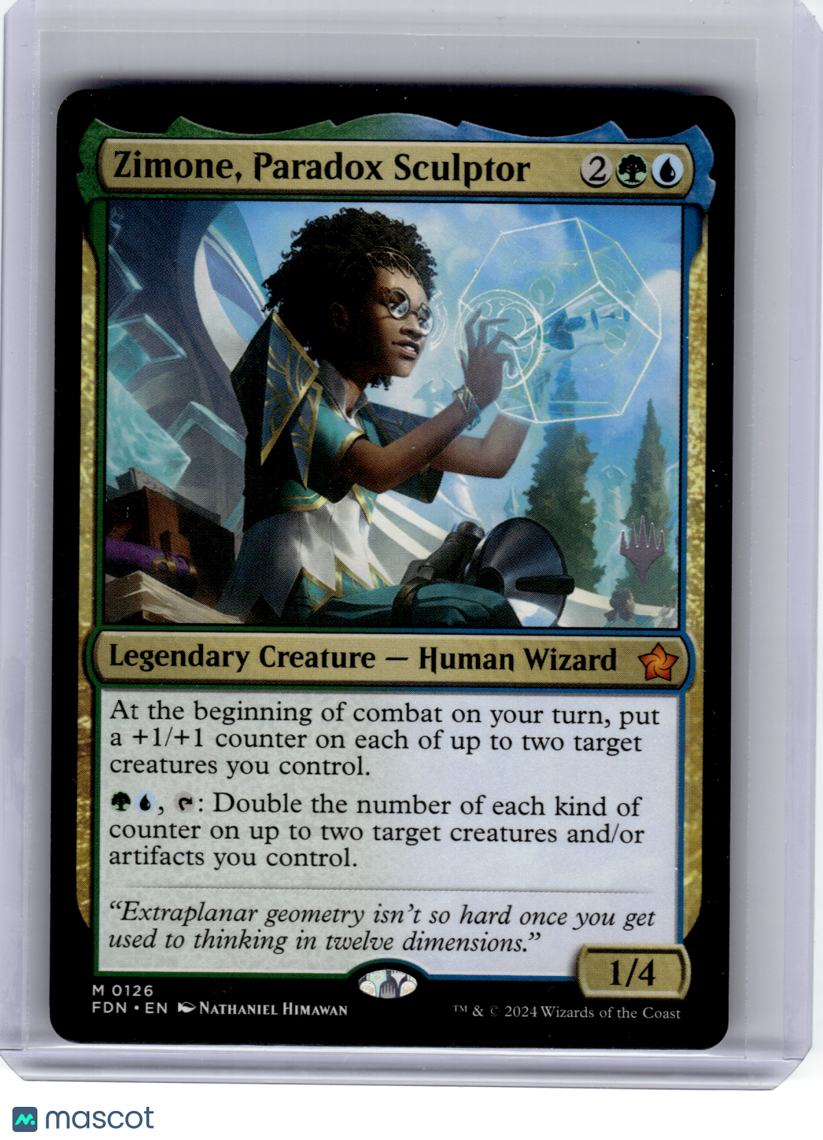 2024 Magic: The Gathering—Zimone, Paradox Sculptor #126 Foundations—M Nonfoil
