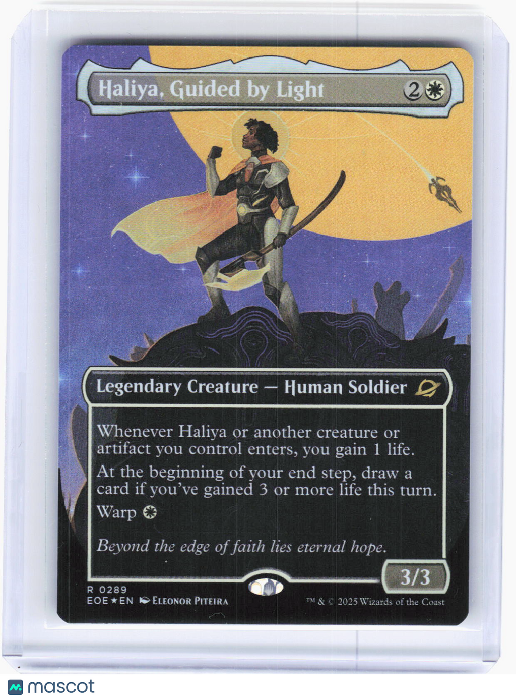 2025 Magic: The Gathering—Haliya, Guided by Light #0289 (EOE)—R Foil