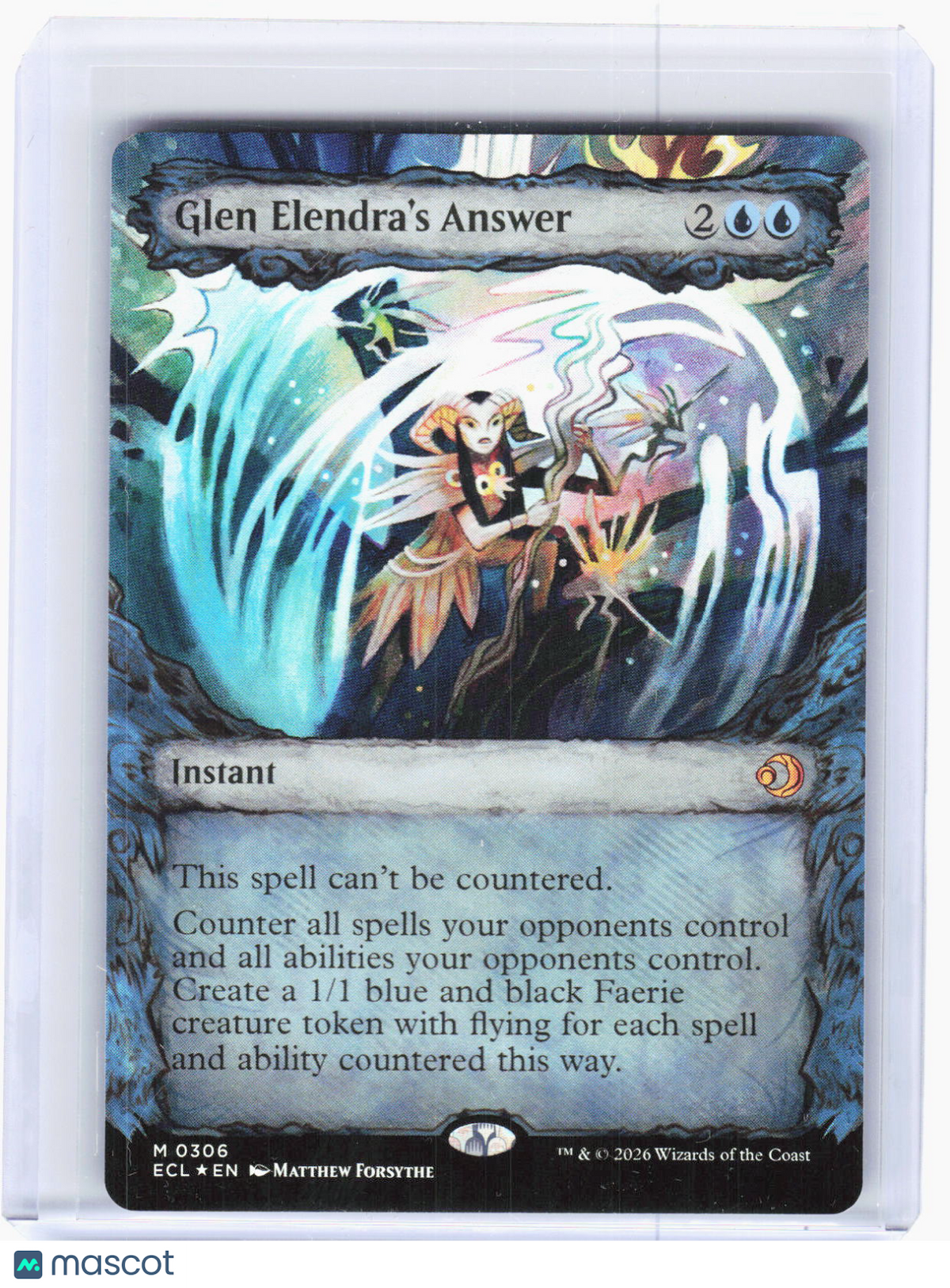 2026 Magic: The Gathering—Glen Elendra's Answer #0306 Lorwyn Eclipsed—M Foil