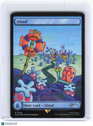 2025 Magic: The Gathering—Island #1940 Secret Lair Drop Series—Rare Foil
