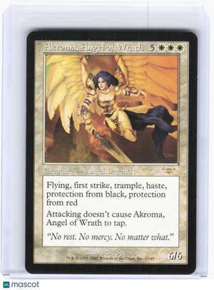 2003 Magic: The Gathering—Akroma, Angel of Wrath #1 Legions—R Non-Foil (LP)