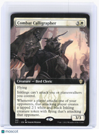 Magic: The Gathering—Combat Calligrapher #341 Commander 2021—Rare Non-Foil
