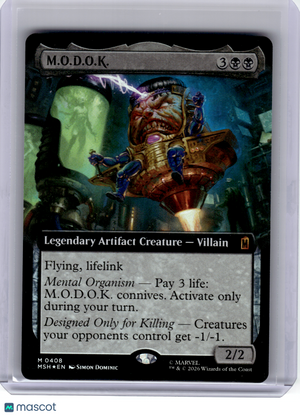 2026 Magic: The Gathering—M.O.D.O.K. #408 Marvel Super Heroes—M (Extended Art)