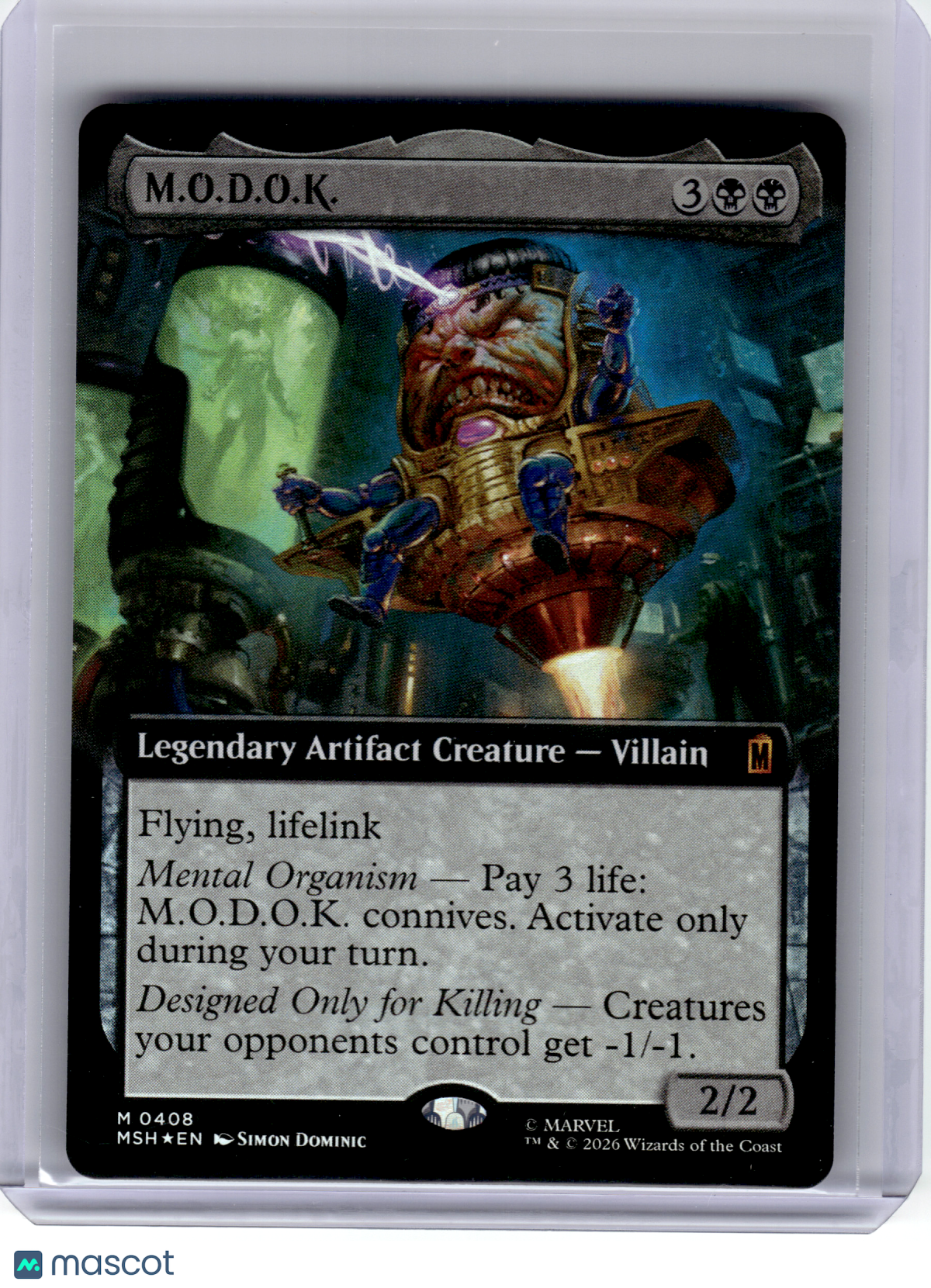 2026 Magic: The Gathering—M.O.D.O.K. #408 Marvel Super Heroes—M (Extended Art)