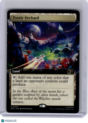 2026 MTG—Exotic Orchard #470 Commander: Marvel Super Heroes—R Nonfoil (Ext Art)