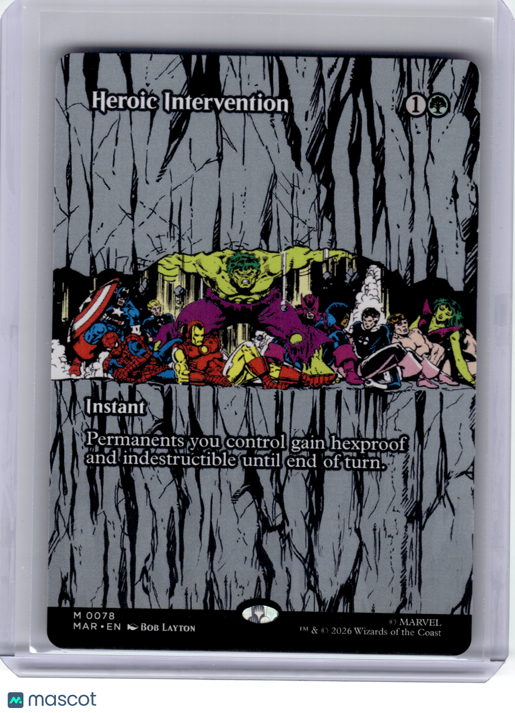 2025 Magic: The Gathering—Heroic Intervention #78 MAR—M Nonfoil (Borderless)