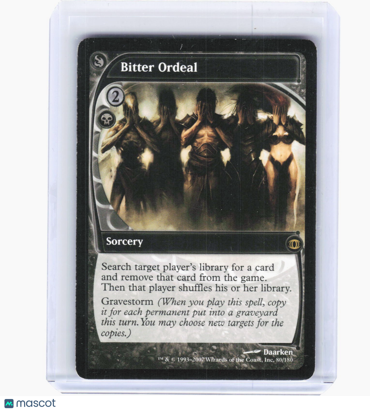 2007 Magic: The Gathering—Bitter Ordeal #80 Future Sight—Rare (Damaged)