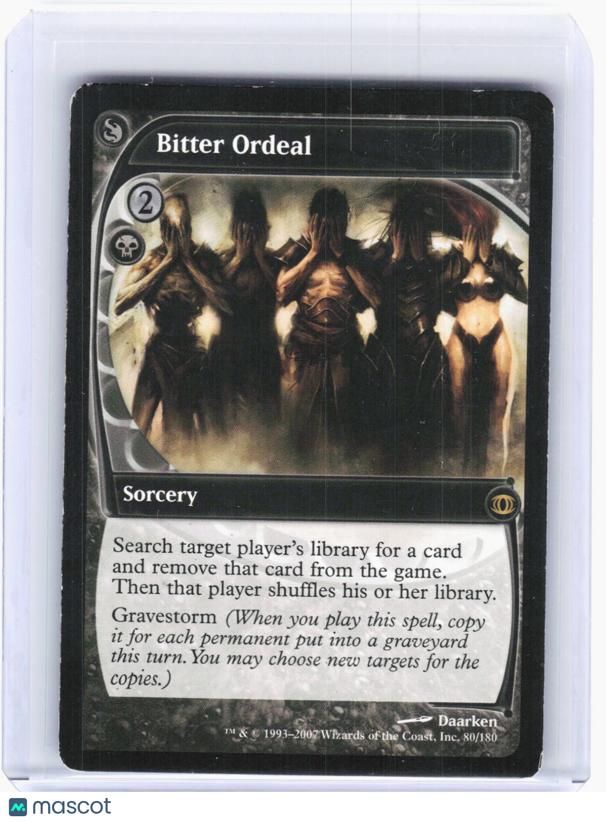2007 Magic: The Gathering—Bitter Ordeal #80 Future Sight—Rare Non-Foil (HP)