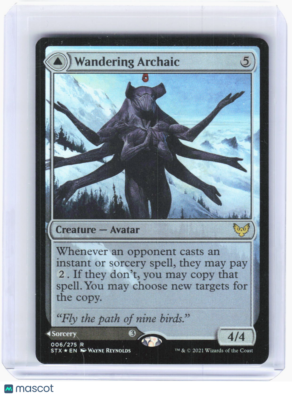 2021 Magic: The Gathering—Wandering Archaic #006 (STX)—R Foil