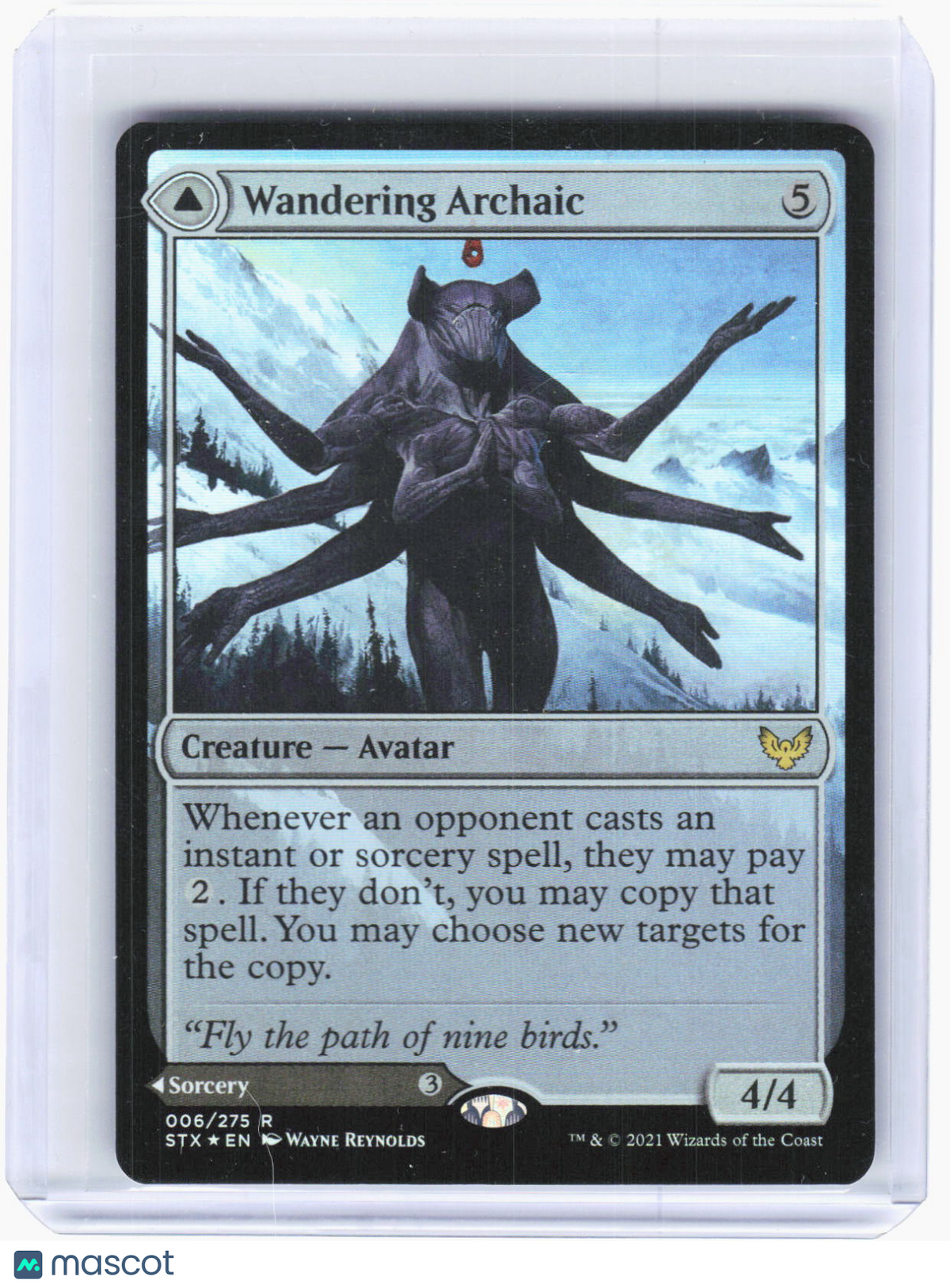 2021 Magic: The Gathering—Wandering Archaic #006 (STX)—R Foil