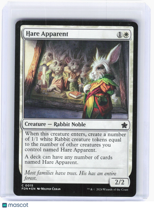 2024 Magic: The Gathering—Hare Apparent #0015 Foundations—Common Foil