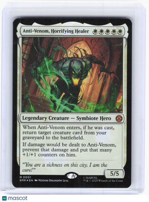 2025 Magic: The Gathering—Anti-Venom, Horrifying Healer #0001 (SPM)—Mythic Foil