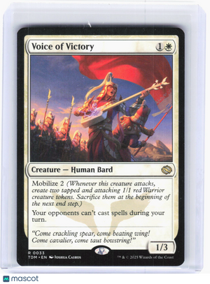 2025 Magic: The Gathering—Voice of Victory #0033 Tarkir: Dragonstorm—R Non-Foil