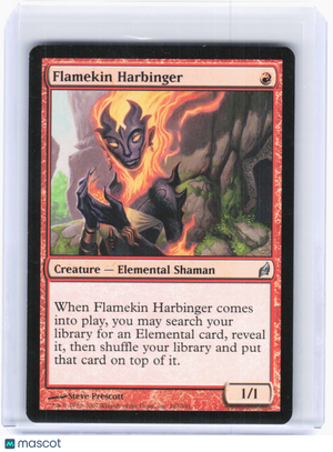 2007 Magic: The Gathering—Flamekin Harbinger #167 Lorwyn—Uncommon Non-Foil