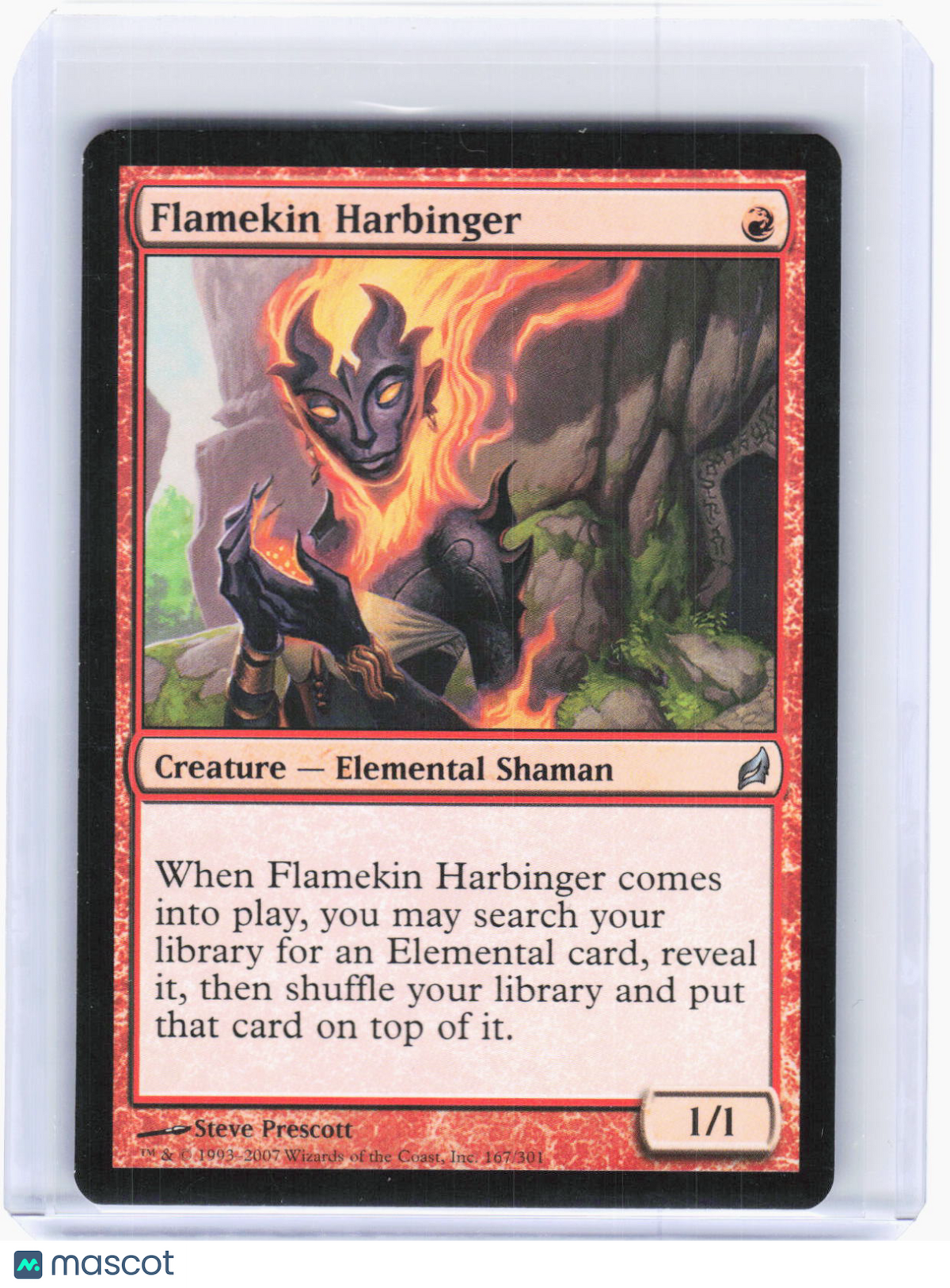 2007 Magic: The Gathering—Flamekin Harbinger #167 Lorwyn—Uncommon Non-Foil